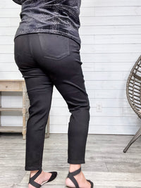 Judy Blue Black Rhinestone Slim Fit Jeans