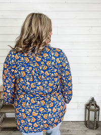 "Lemur" 3/4 Sleeve Split Neck