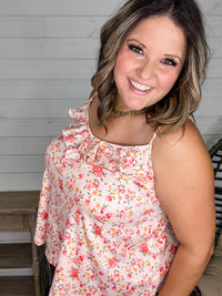 "Anita" Floral Adjustable Strap Cami