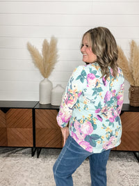Dear Scarlett "Grouper" 3/4 Sleeve Split Neck