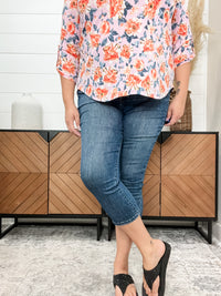 Judy Blue "Rumi" Tummy Control Dark Wash Capris