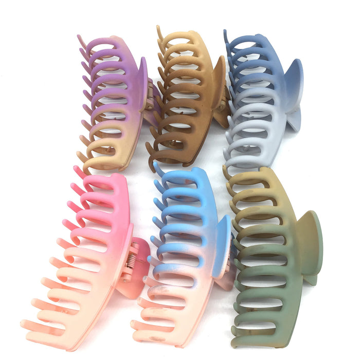 4.5 Inch Ombre Matte Claw Clip (Multiple Colors)-Lola Monroe Boutique
