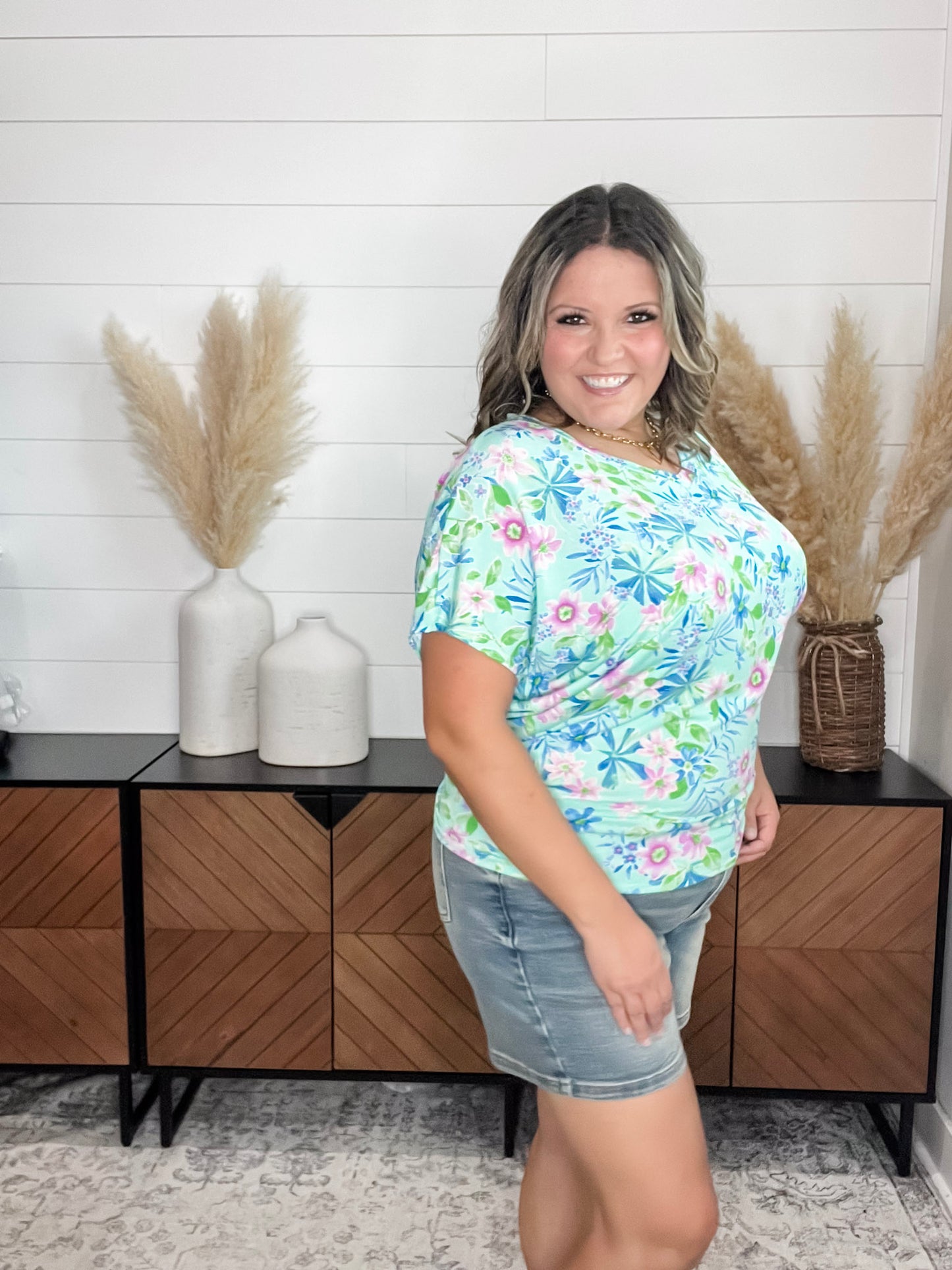 "Trickle" V-Neck Dolman