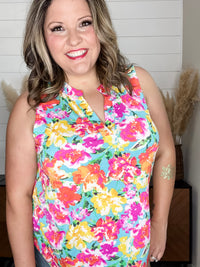 Dear Scarlett "Abilene" Sleeveless Split Neck