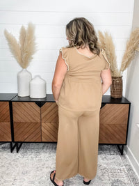 "Bridges" Elastic Waist Pants