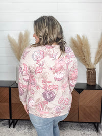 Dear Scarlett "Atlanta" Floral Long Sleeve Weekender