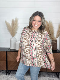 Dear Scarlett "Back At It" Short Sleeve Dolman with Cuff and Collar