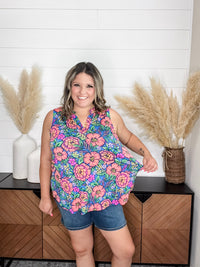 Dear Scarlett "Dorian" Sleeveless Split Neck
