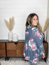 Dear Scarlett "Kody" Floral Weekender Style Hoodie