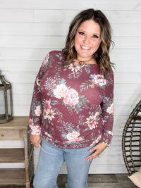 Dear Scarlett "Lost Cause" Floral Long Sleeve Weekender Style