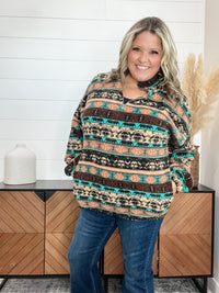 Aztec & Elephant Sherpa Quarter Zip