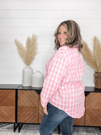 "Outburst" Plaid Long Sleeve Button Up