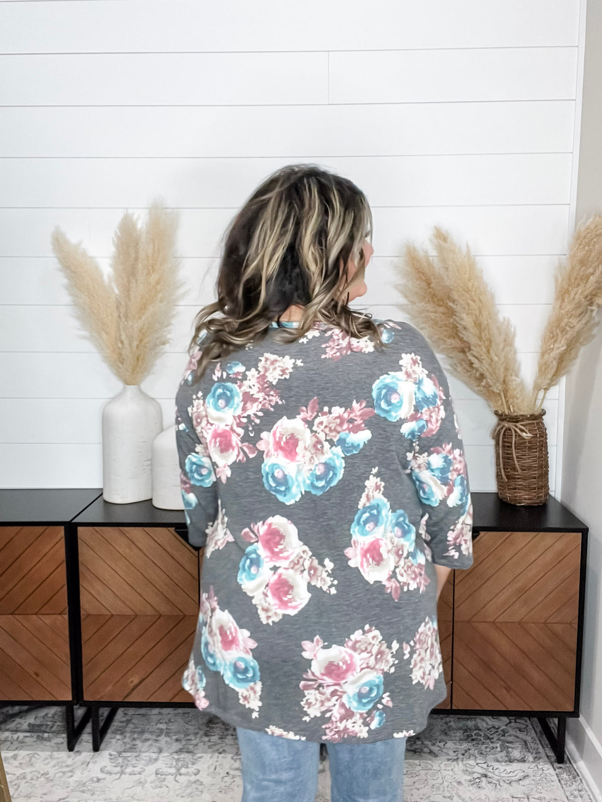 Dear Scarlett "Michigan" 3/4 Sleeve Round Neck