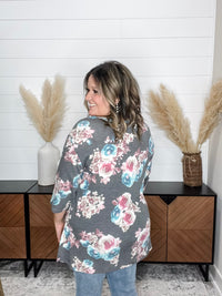 Dear Scarlett "Michigan" 3/4 Sleeve Round Neck
