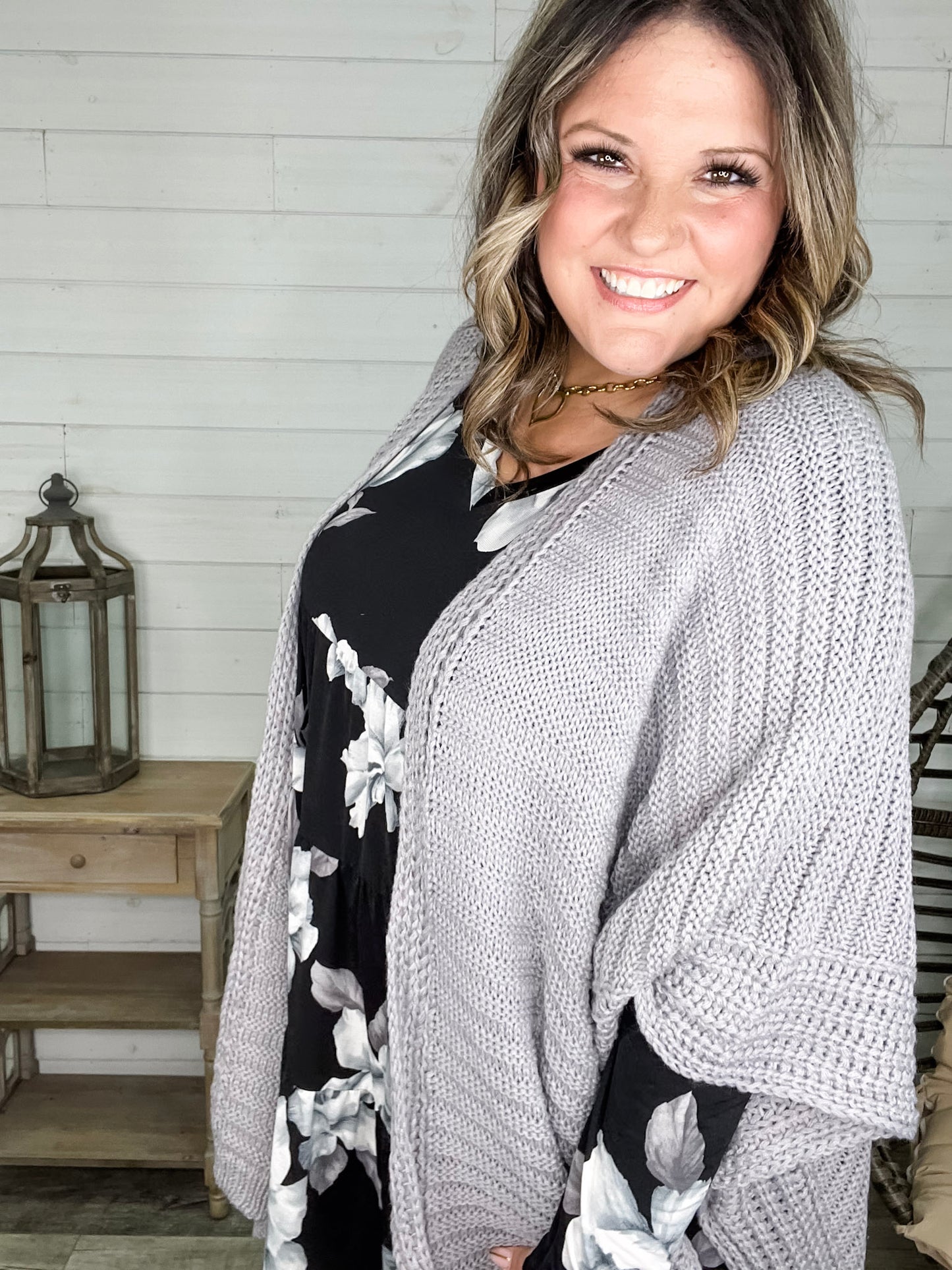 "Evolution" Wide Weave One Size Cardigan