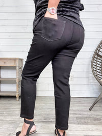 Judy Blue Black Rhinestone Slim Fit Jeans