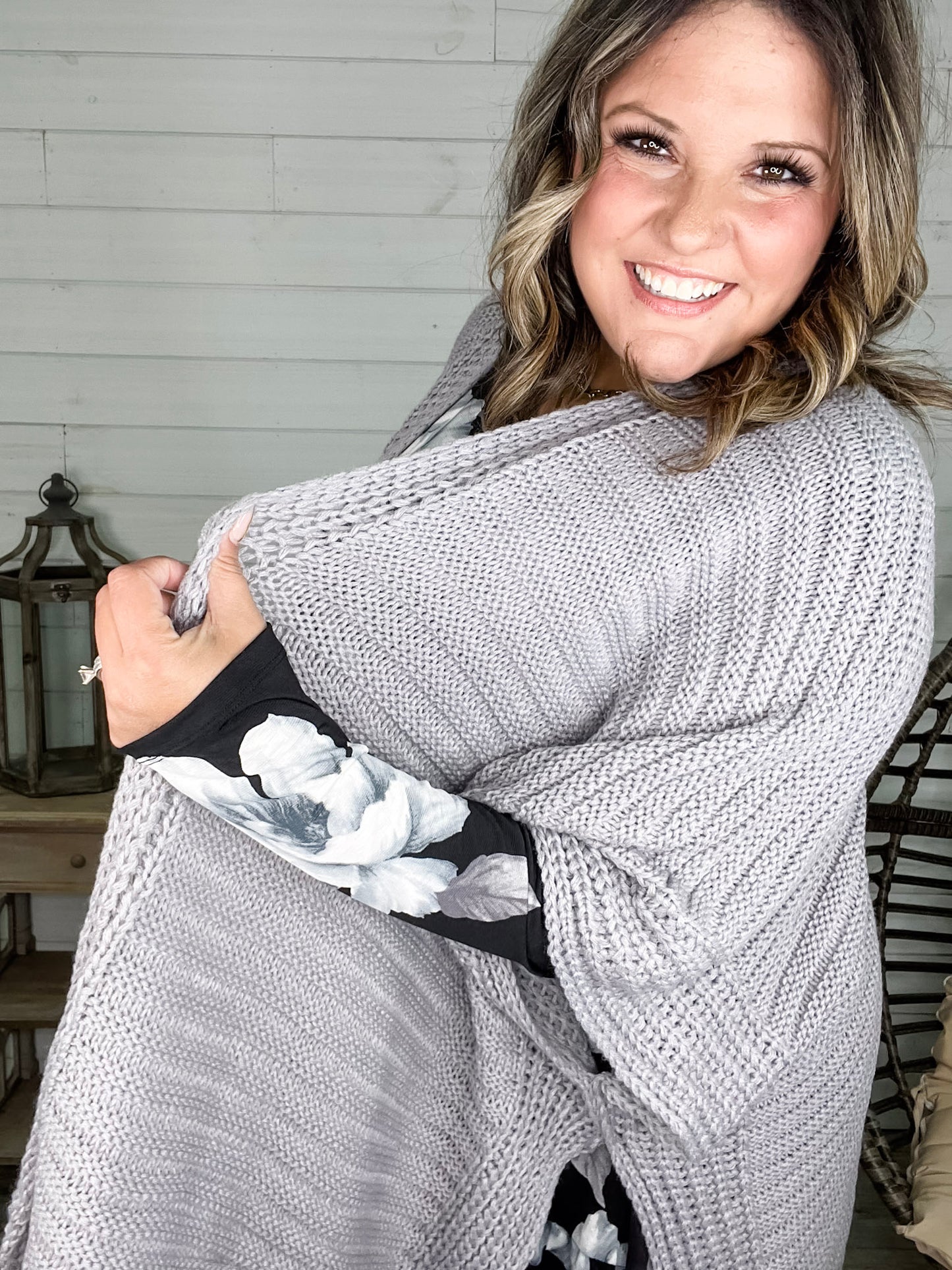 "Evolution" Wide Weave One Size Cardigan