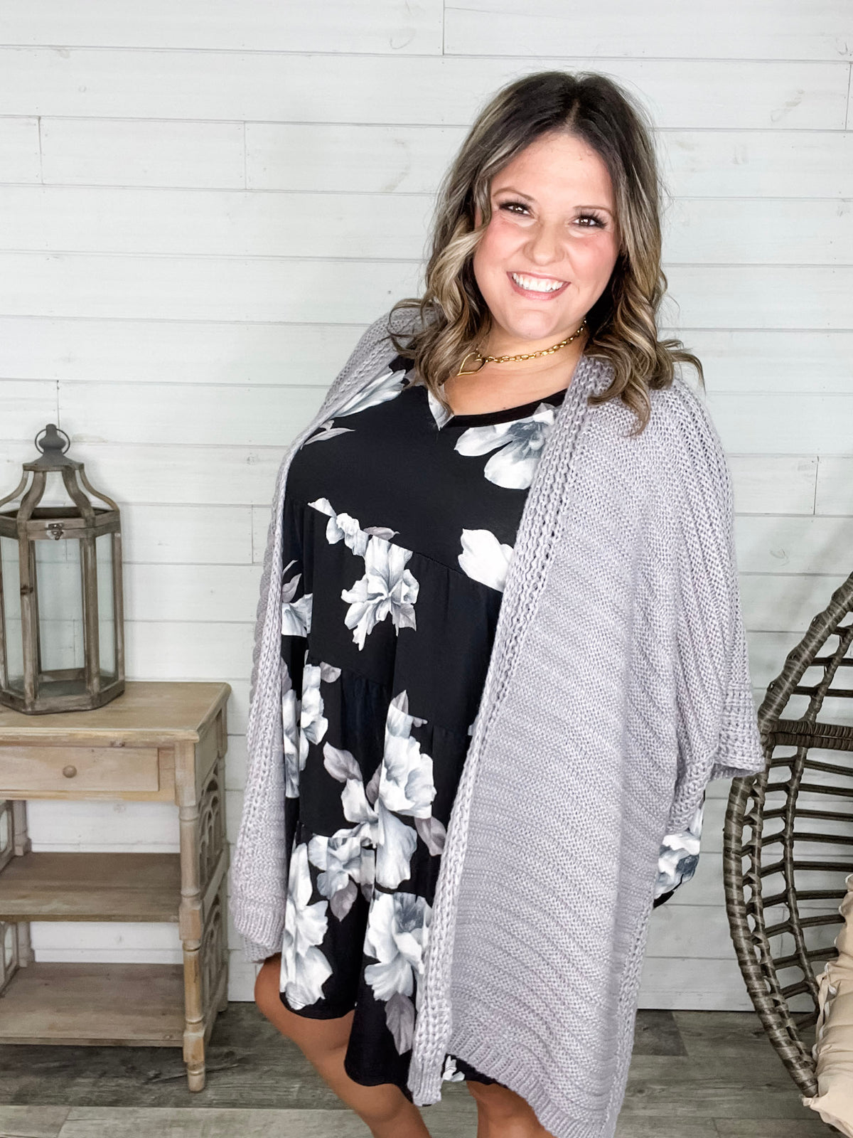 "Evolution" Wide Weave One Size Cardigan