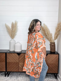"Florida" Kimono with Fringe