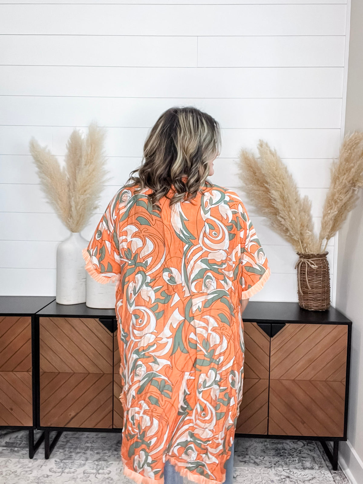"Florida" Kimono with Fringe