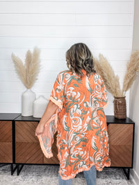 "Florida" Kimono with Fringe