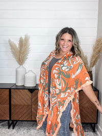 "Florida" Kimono with Fringe