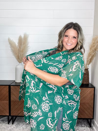 "Gasp" Floral Kimono