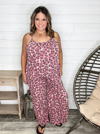 "Leo" Animal Print Baggy Romper