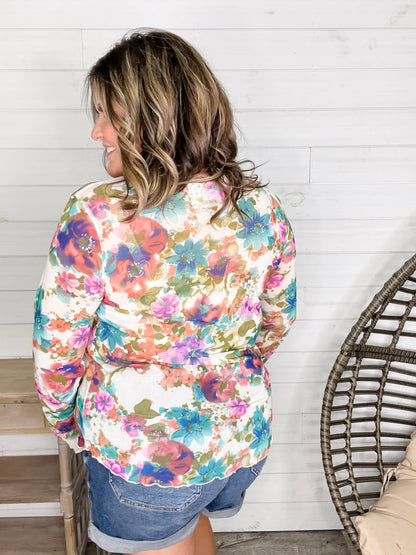 "Flawless" Floral Long Sleeve
