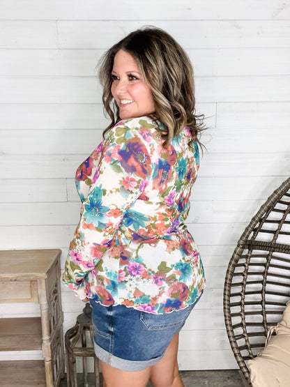 "Flawless" Floral Long Sleeve