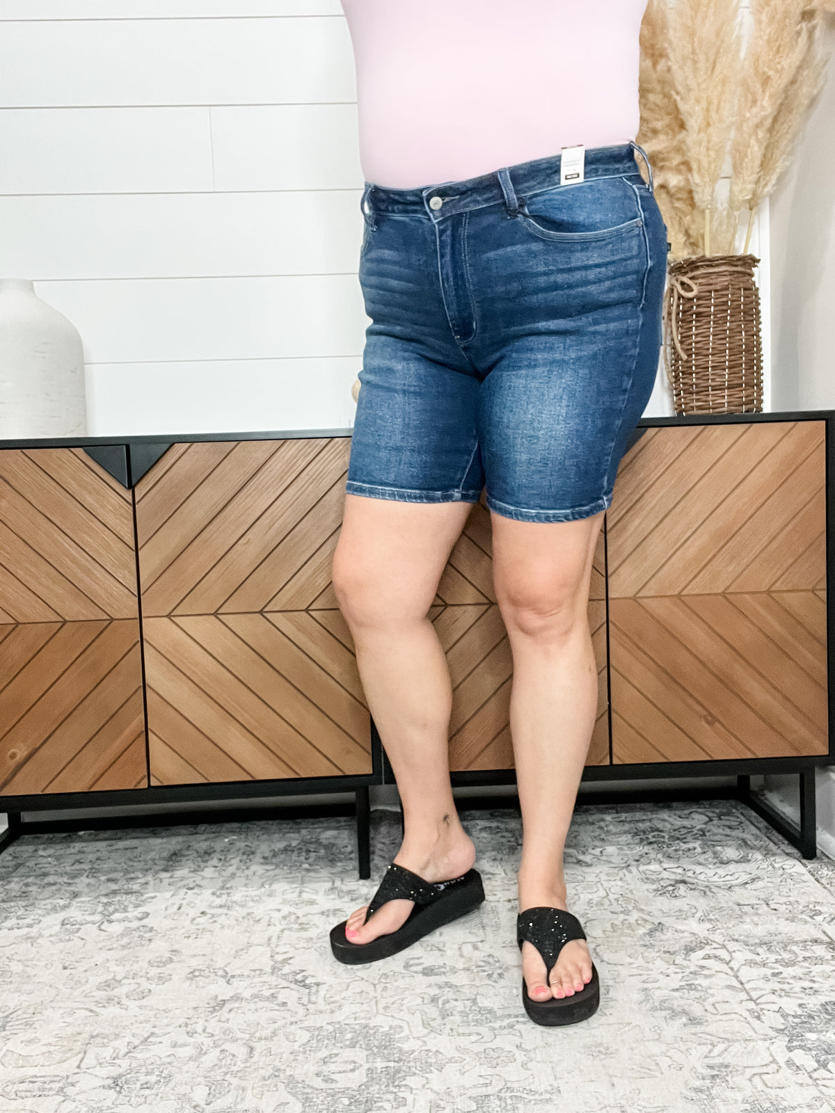 Judy Blue "Eternity" Bermuda Jean Shorts