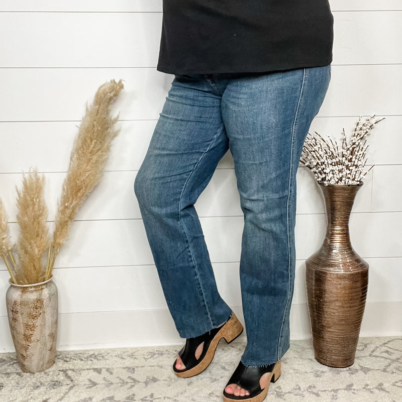 Judy Blue "Kinda Snarky" Tummy Control Straight Leg Jeans