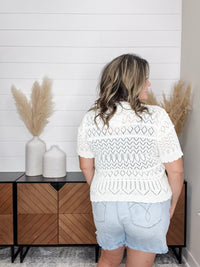 "Colleague" Short Sleeve Sweater