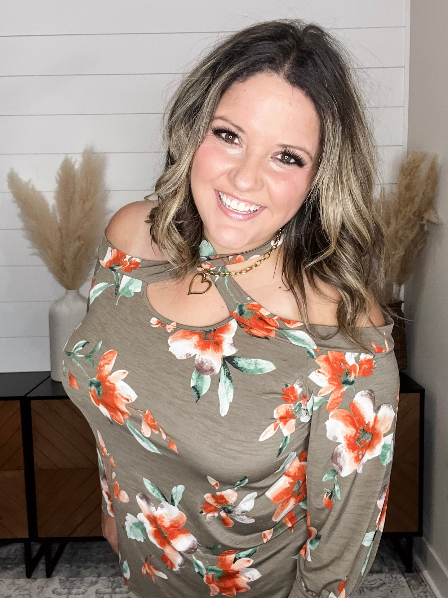 "Down For That" Off The Shoulder Criss Cross Neck