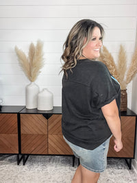 USA Embellished Oversized Boxy Tee