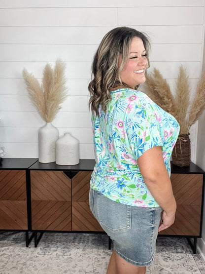 "Trickle" V-Neck Dolman