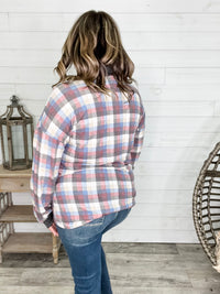 "Aiden" Long Sleeve Plaid Button Up Flannel