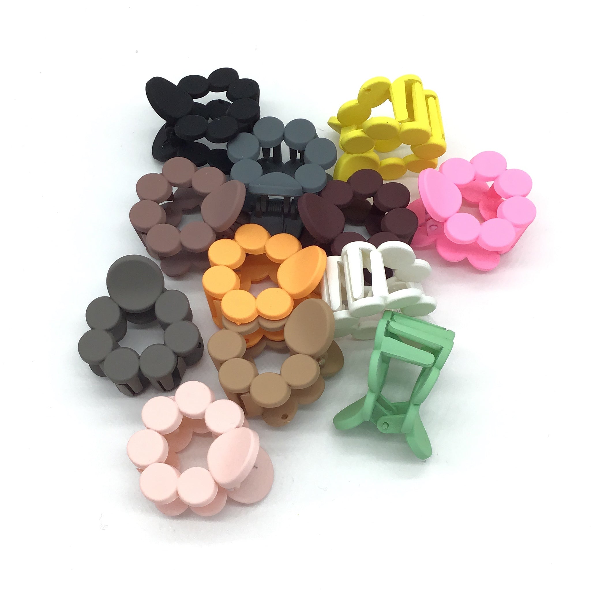 6 Piece Matte Mini Claw Clip-Lola Monroe Boutique