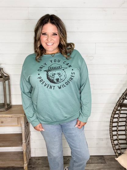 "Only You Can Prevent Wildfires" Long Sleeve