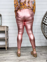 YMI hyperstretch Metallic Skinny (Rose Gold)