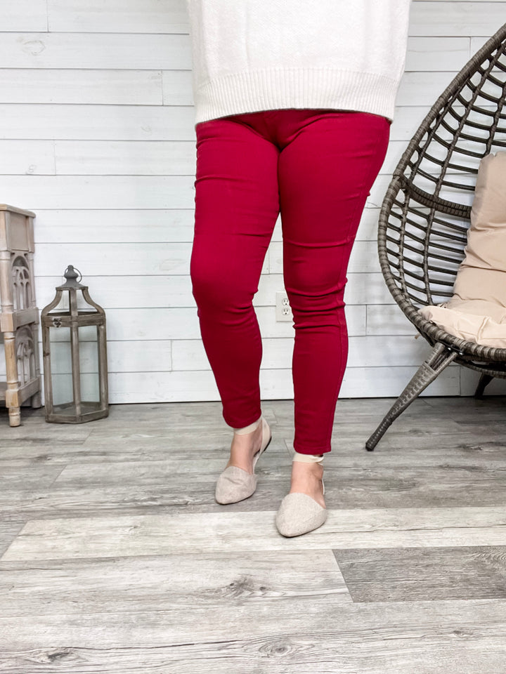 Judy Blue "Scarlett Letter" Tummy Control Skinny Jeans