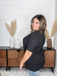 "Mama" Corded Long Sleeve Top (Multiple Colors)