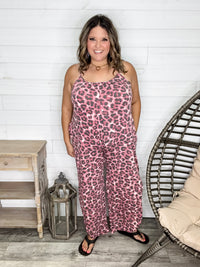 "Leo" Animal Print Baggy Romper