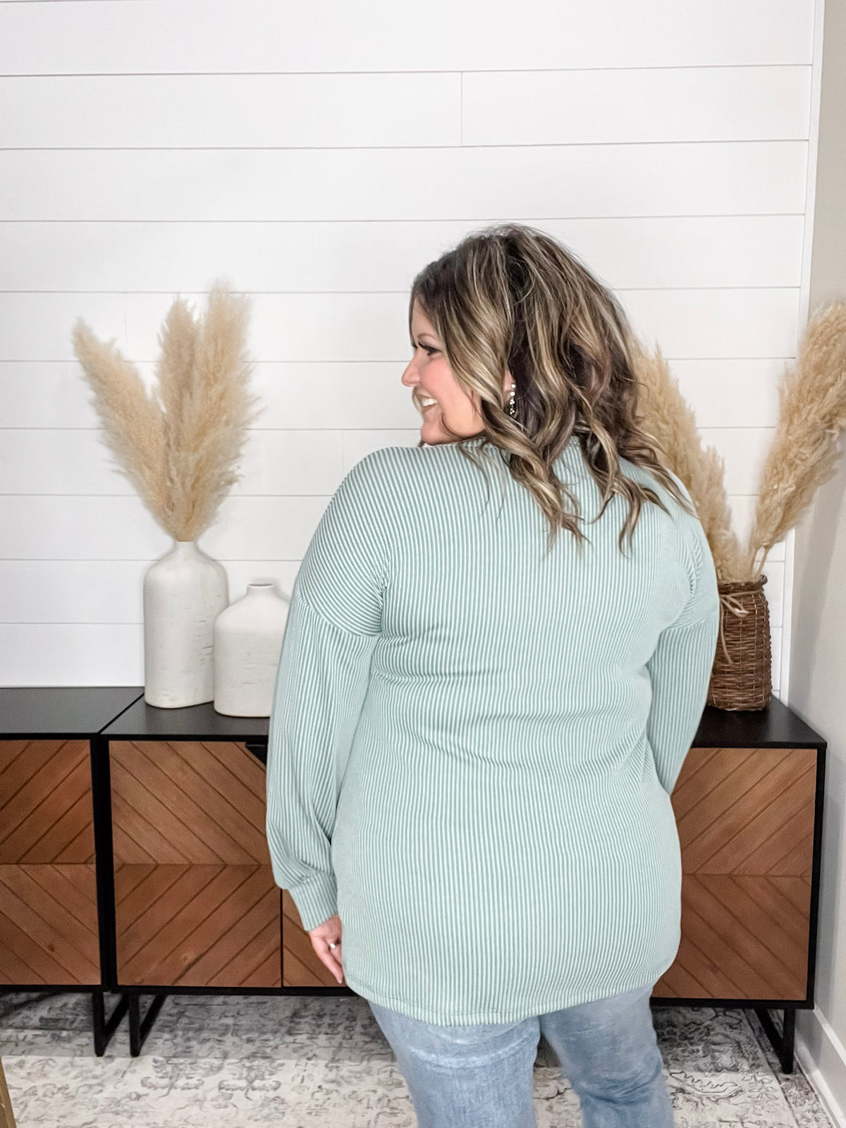 "Mama" Corded Long Sleeve Top (Multiple Colors)