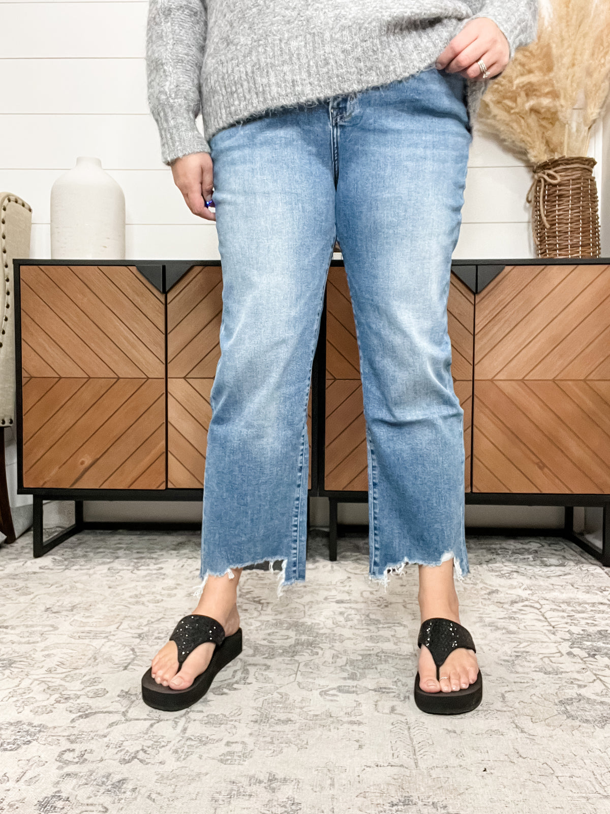Mica Ankle "Celine" Straight Leg Denim