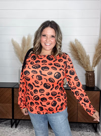 "Trick or Treat" Long Balloon Sleeve with Shoulder Tie