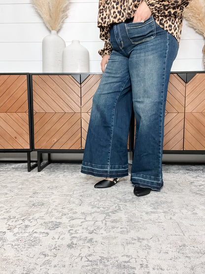 Judy Blue Palazzo Release Hem
