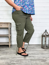 "Race Ready" Cargo Pants (Olive)