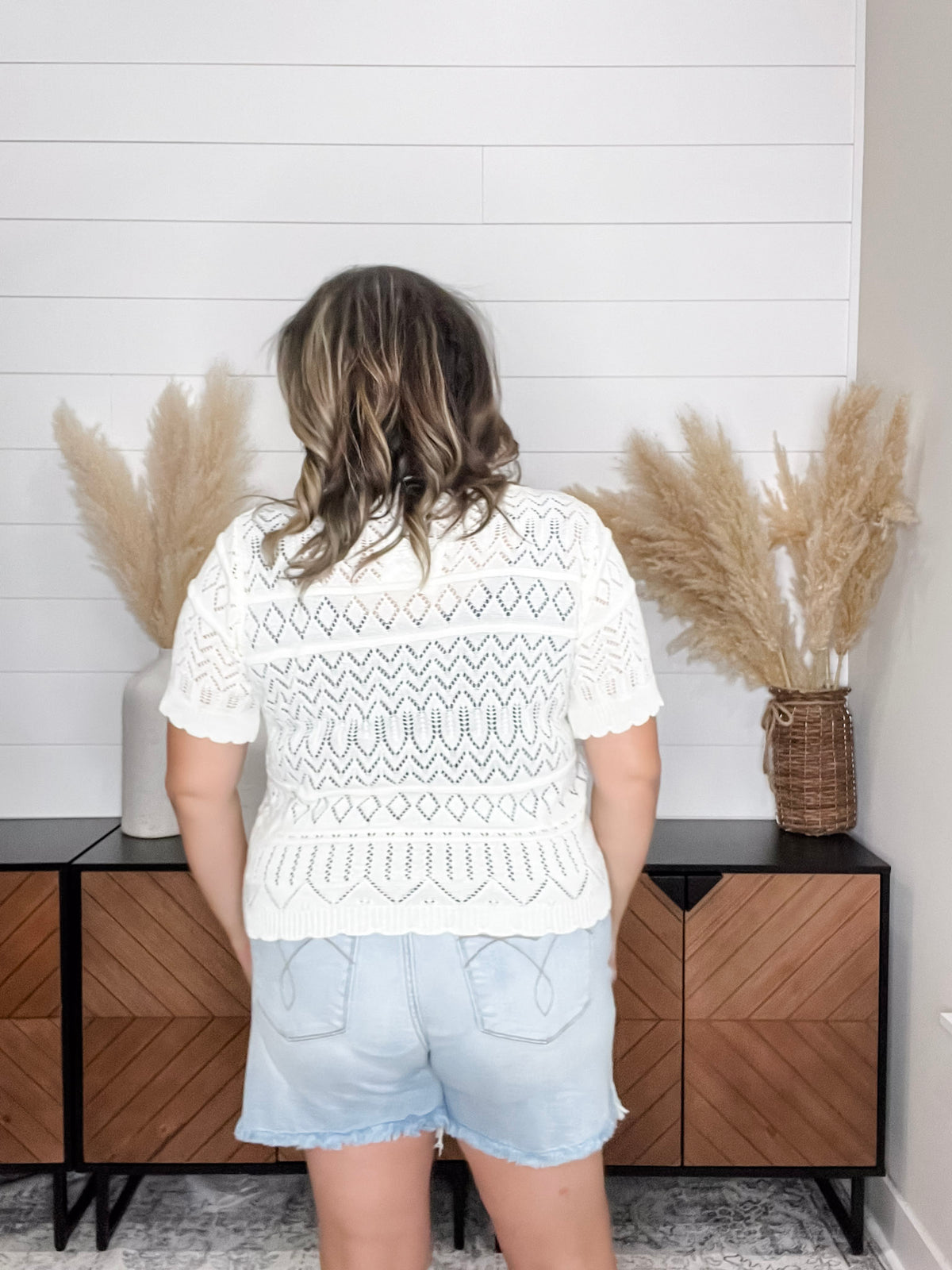 "Colleague" Short Sleeve Sweater