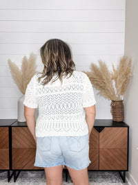 "Colleague" Short Sleeve Sweater
